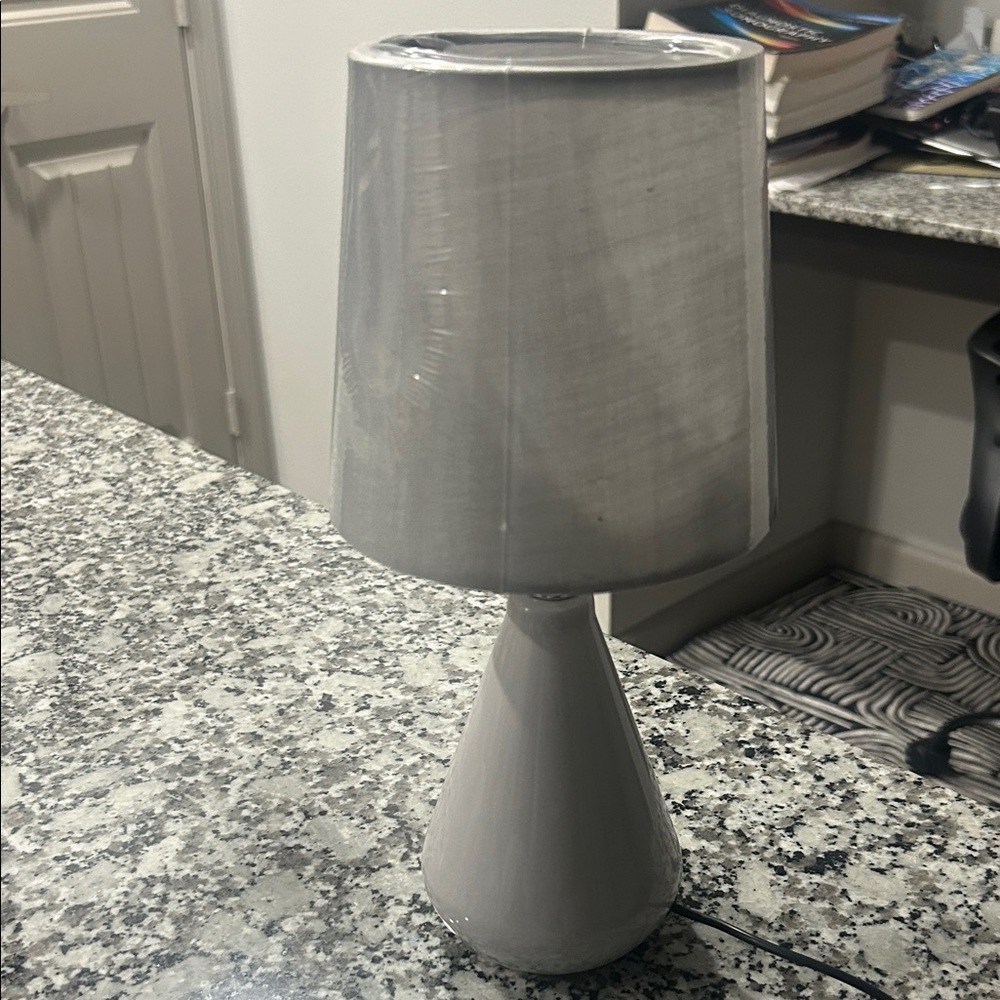 Modern Gray Table Lamp